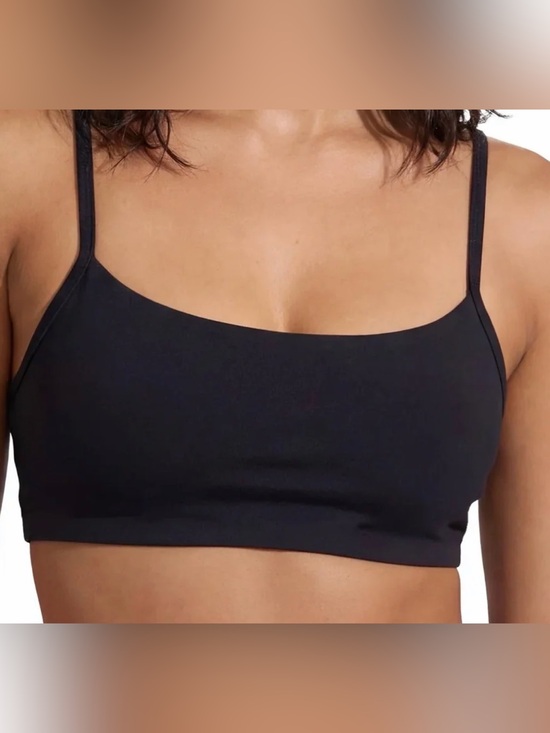Other - BLACK SOFRA COTTON PADDED YOGA BRA